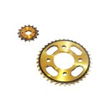 دنده زنجیر عقب و جلو طلایی هوندا ۱۲۵ ۳۸×۱۵