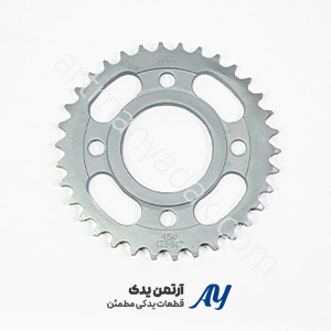 دنده عقب تکی ۳۴ دانه CG125 درجه ۱ - 437g دنده عقب تکی ۳۴ دانه CG125 دنده عقب موتور CG125 دنده عقب گیربکس CG125 دنده عقب درجه ۱ CG125 قطعات گیربکس CG125 دنده عقب فولادی CG125 دنده عقب تکی موتور دنده عقب ۳۴ دانه قطعات انتقال قدرت CG125 دنده عقب با کیفیت دنده عقب آلیاژی دنده عقب استاندارد CG125 قطعات فنی CG125 دنده عقب مقاوم دنده عقب گیربکس موتور قطعات یدکی CG125 دنده عقب ۴۳۷ گرمی دنده عقب صنعتی موتور دنده عقب سیستم انتقال نیرو دنده عقب ماشین‌کاری شده قطعات داخلی گیربکس CG125 دنده عقب حرفه‌ای دنده عقب موتورسیکلت قطعات موتور CG125 دنده عقب درجه یک